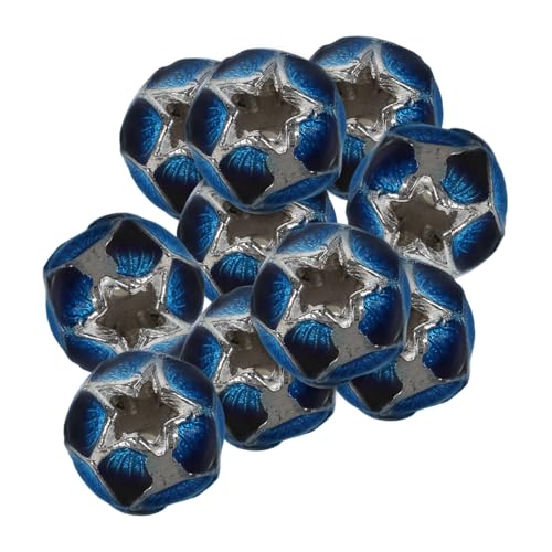 HOMSFOU 10 Stück Emaille Lotus Bälle und Perlen Herstellung Abstandsperlen zum Basteln kleine Perlen Metallperle runde Perle Abstandshalter lose Perlen runde Distanzperle Kupfer Himmelblau HOMSFOU 10 Stück Emaille Lotus Bälle und Perlen Herstellung Abstandsperlen zum Basteln kleine Perlen Metallperle runde Perle Abstandshalter lose Perlen runde Distanzperle Kupfer Himmelblau von HOMSFOU