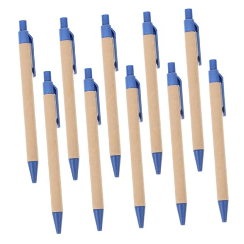 HOMSFOU 10 Stück Ergonomische Nachfüllbare Kugelschreiber mit Schwarzer Langlebig und Leicht für Schule Büro und Täglichen Gebrauch HOMSFOU 10 Stück Ergonomische Nachfüllbare Kugelschreiber mit Schwarzer Langlebig und Leicht für Schule Büro und Täglichen Gebrauch von HOMSFOU