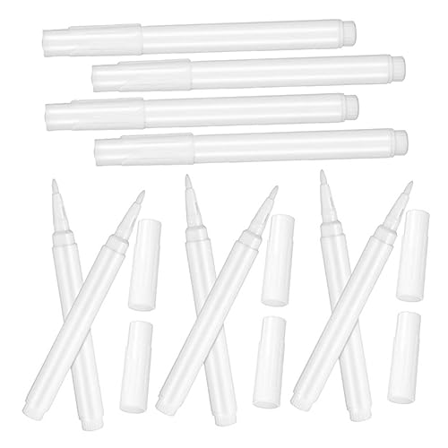 HOMSFOU 10 Stück Flüssige Kreidemarker Abwischbare Stifte für Tafel und Wände Wiederverwendbare Marker für Schule Kindergarten und Kreative Projekte von HOMSFOU