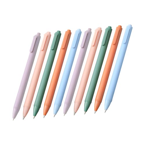 HOMSFOU 10 Stück Gel Stift Tagebuchstifte süßes stationäres Kugelschreiber Gelstifte farbig Stifte für Krankenschwestern Bürobedarf ästhetische Stifte Zappelstift Tintenstift Plastik HOMSFOU 10 Stück Gel Stift Tagebuchstifte süßes stationäres Kugelschreiber Gelstifte farbig Stifte für Krankenschwestern Bürobedarf ästhetische Stifte Zappelstift Tintenstift Plastik von HOMSFOU