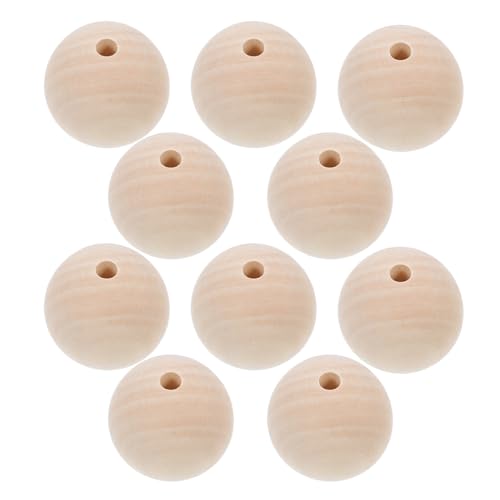 HOMSFOU 10 Stück Glasperlen Hochzeit Gold Perlen für Schmuckhersteller bunt Strand Armband-Anhänger Kit zur Schmuckherstellung Anhänger für Armbänder Armbandperlen hölzern Khaki von HOMSFOU