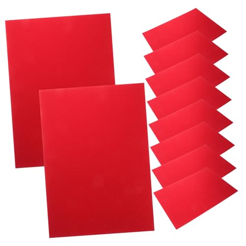 HOMSFOU 10 Stück Glitzerpapier Glitzerkartonpapier glänzendes Papier Origami-Papierstreifen glänzendes Origami-Papier Funkelnpapier rot HOMSFOU 10 Stück Glitzerpapier Glitzerkartonpapier glänzendes Papier Origami-Papierstreifen glänzendes Origami-Papier Funkelnpapier rot von HOMSFOU