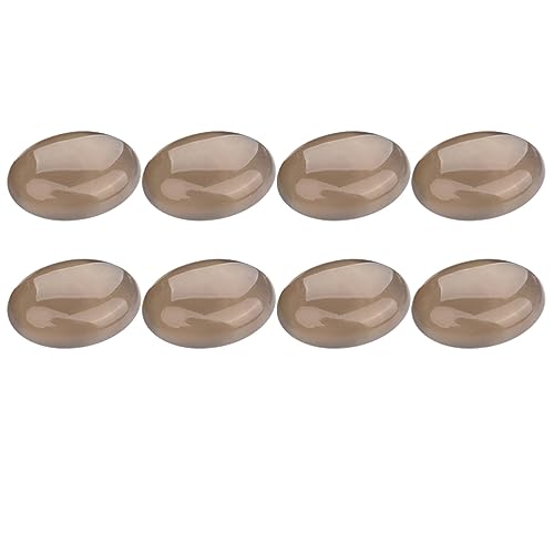 HOMSFOU 10 Stück Graue Oval Agate Steine Diy Schmuckzubehör für Kreative Bastelprojekte HOMSFOU 10 Stück Graue Oval Agate Steine Diy Schmuckzubehör für Kreative Bastelprojekte von HOMSFOU