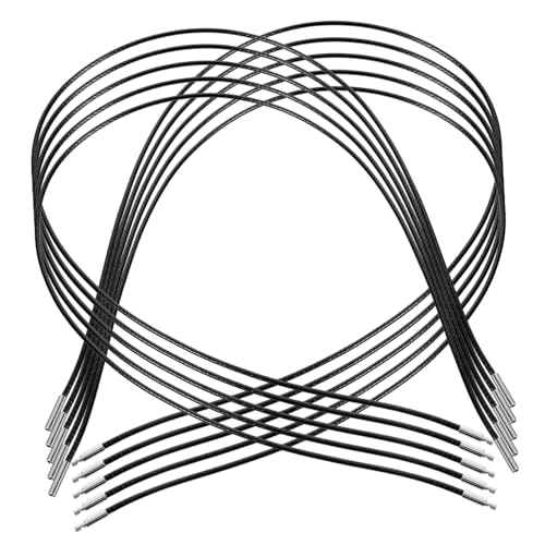 HOMSFOU 10 Stück Halskette Schnur für DIY Schmuckherstellung Schwarze Wachsschnur Unisex Anhängerschnur für Armbänder und Schlüsselanhänger HOMSFOU 10 Stück Halskette Schnur für DIY Schmuckherstellung Schwarze Wachsschnur Unisex Anhängerschnur für Armbänder und Schlüsselanhänger von HOMSFOU