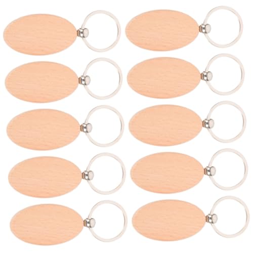 HOMSFOU 10 Stück Holz Schlüsselanhänger Blanko DIY Schlüsselringe Buchenholz Personalisierbare Holz Schlüsselketten für und Bastelprojekte für Besondere Anlässe HOMSFOU 10 Stück Holz Schlüsselanhänger Blanko DIY Schlüsselringe Buchenholz Personalisierbare Holz Schlüsselketten für und Bastelprojekte für Besondere Anlässe von HOMSFOU