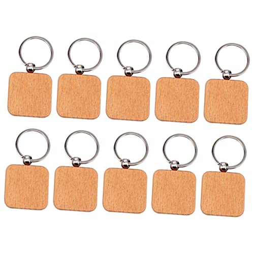 HOMSFOU 10 Stück Holz Schlüsselanhänger Blanko Diy Holz Schlüsselanhänger für Bastelprojekte Leicht und Langlebig für Gestaltung und Dekoration HOMSFOU 10 Stück Holz Schlüsselanhänger Blanko Diy Holz Schlüsselanhänger für Bastelprojekte Leicht und Langlebig für Gestaltung und Dekoration von HOMSFOU