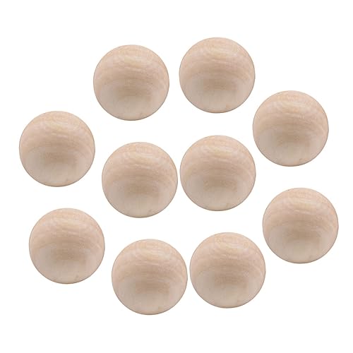 HOMSFOU 10 Stück Holzperlen Kleine Perlen Runde Perlen Kugeln Mini Bastelperlen Für Bastelmaterialien DIY Bastelperlen Einfache Holzperlen Schmuckherstellung Perlen Kreatives DIY HOMSFOU 10 Stück Holzperlen Kleine Perlen Runde Perlen Kugeln Mini Bastelperlen Für Bastelmaterialien DIY Bastelperlen Einfache Holzperlen Schmuckherstellung Perlen Kreatives DIY von HOMSFOU