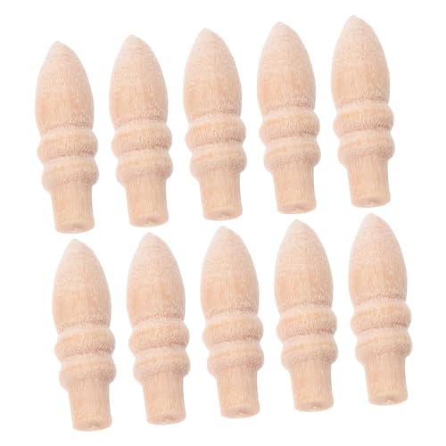 HOMSFOU 10 Stück Holzperlengriff Mini-Schrankknöpfe Mini-Puppenhauszubehör Mini-Zuggriff kleine Schubladengriffe DIY-Griffe für Mini- Türgriff für Puppenhaus Puppenhausgriff hölzern HOMSFOU 10 Stück Holzperlengriff Mini-Schrankknöpfe Mini-Puppenhauszubehör Mini-Zuggriff kleine Schubladengriffe DIY-Griffe für Mini- Türgriff für Puppenhaus Puppenhausgriff hölzern von HOMSFOU
