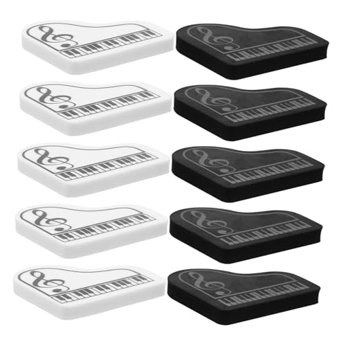 HOMSFOU 10 Stück Klavier Radiergummis für Niedliche Mini Radierer Piano Form für Schule und Büro Sichere Materialien Perfektes HOMSFOU 10 Stück Klavier Radiergummis für Niedliche Mini Radierer Piano Form für Schule und Büro Sichere Materialien Perfektes von HOMSFOU