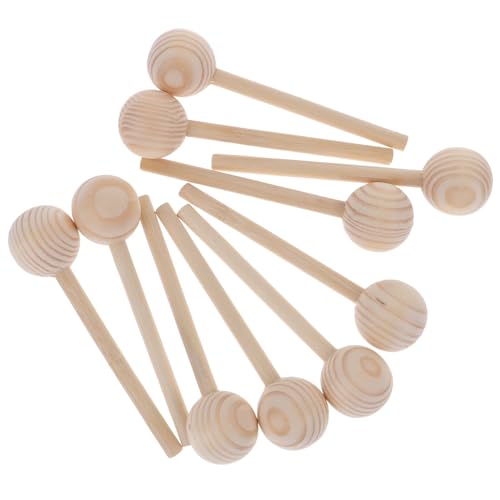 HOMSFOU 10 Stück Kugelstab aus Kiefernholz Stöcke hängend Lolly-Sticks Kiefernstämme Bastelstäbchen Masse groß holzig Holzstäbe zum Selbermachen Holzhandwerk hölzern HOMSFOU 10 Stück Kugelstab aus Kiefernholz Stöcke hängend Lolly-Sticks Kiefernstämme Bastelstäbchen Masse groß holzig Holzstäbe zum Selbermachen Holzhandwerk hölzern von HOMSFOU