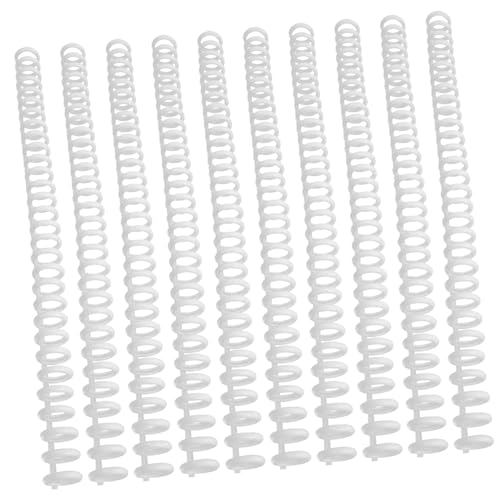 HOMSFOU 10 Stück Lose-Blatt-Ringschnalle Ordnerringe Loseblattring Ringordner für lose Blätter Sammelalbum Spulen Austausch der Binderinge ring für notizbücher Plastik Weiß HOMSFOU 10 Stück Lose-Blatt-Ringschnalle Ordnerringe Loseblattring Ringordner für lose Blätter Sammelalbum Spulen Austausch der Binderinge ring für notizbücher Plastik Weiß von HOMSFOU