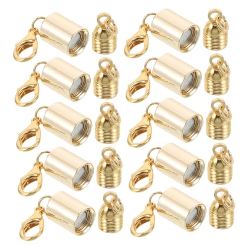 HOMSFOU 10 Stück Magnetverschlüsse Für Halsketten Armbandherstellung Verschlüsse Magnetischer Schmuckverbinder Verschluss Für Halsketten Magnetverschluss Schmuck HOMSFOU 10 Stück Magnetverschlüsse Für Halsketten Armbandherstellung Verschlüsse Magnetischer Schmuckverbinder Verschluss Für Halsketten Magnetverschluss Schmuck von HOMSFOU