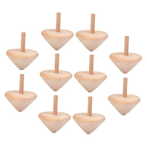 HOMSFOU 10 Stück Malenspiralen Spielzeuge Tragbares Kreiselspielzeug Unvollendeter Kinderkreisel Unbehandeltes Holz Für Mini-gyro Kreiselspielzeug Für Kinderspielzeug Hölzern HOMSFOU 10 Stück Malenspiralen Spielzeuge Tragbares Kreiselspielzeug Unvollendeter Kinderkreisel Unbehandeltes Holz Für Mini-gyro Kreiselspielzeug Für Kinderspielzeug Hölzern von HOMSFOU
