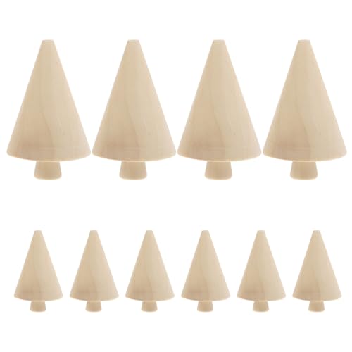 HOMSFOU 10 Stück Mini Holzbaum Dekoration Teiliges Unbemalte Kleine Bäume für DIY Handwerk und Gartenverschönerung Niedliche Miniaturbäume zur Kreativen Gestaltung von Festen und HOMSFOU 10 Stück Mini Holzbaum Dekoration Teiliges Unbemalte Kleine Bäume für DIY Handwerk und Gartenverschönerung Niedliche Miniaturbäume zur Kreativen Gestaltung von Festen und von HOMSFOU