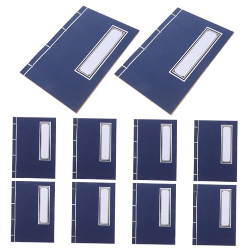 HOMSFOU 10 Stück Notizbuch Tagebuch schreiben Hardcover Blank Book Papierjournale Bulk Zeitschriften zum Schreiben Zeitschriftenhefte Notebook- leere Zeitschriften Kraftpapier von HOMSFOU