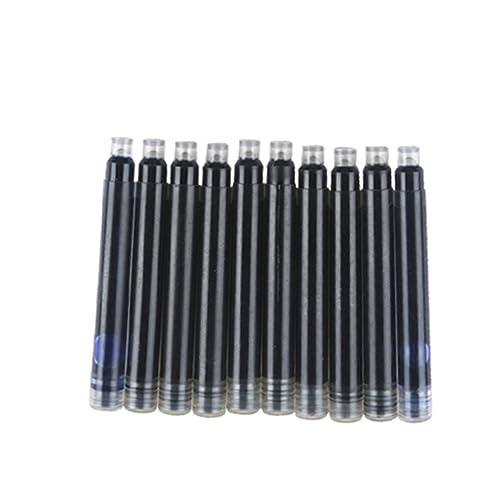 HOMSFOU 10 Stück Pack Füllfederhalter Nachfüllpatronen mit Blauer Standardgröße Innendurchmesser Schnelltrocknend für Optimalen Schreibkomfort HOMSFOU 10 Stück Pack Füllfederhalter Nachfüllpatronen mit Blauer Standardgröße Innendurchmesser Schnelltrocknend für Optimalen Schreibkomfort von HOMSFOU