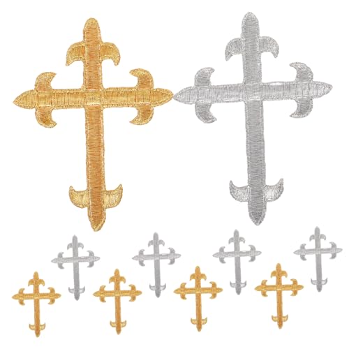HOMSFOU 10 Stück Patches für Kleidung und Hüte Dekorative Bügel Patches und Vielseitige DIY Applikationen für Bekleidung Handarbeiten von HOMSFOU
