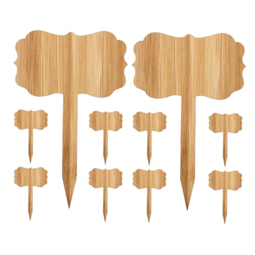 HOMSFOU 10 Stück Pflanzenetikett Einfügen Gartenmarkierung Gartenschild Garten Etiketten Pflanzenetikettseinsätze Gartenmarker -pflanzenschild Tags Für Blumentöpfe Khaki Holz HOMSFOU 10 Stück Pflanzenetikett Einfügen Gartenmarkierung Gartenschild Garten Etiketten Pflanzenetikettseinsätze Gartenmarker -pflanzenschild Tags Für Blumentöpfe Khaki Holz von HOMSFOU