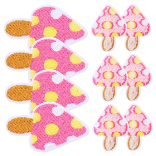 HOMSFOU 10 Stück Pilz-Patch Aufnäher basteln Patches nähen Abzeichen annähen Flicken für Kleidung Pilzapplikation Kleiderflicken gestickte Flicken aufbügeln gestickte Aufnäher Polyester HOMSFOU 10 Stück Pilz-Patch Aufnäher basteln Patches nähen Abzeichen annähen Flicken für Kleidung Pilzapplikation Kleiderflicken gestickte Flicken aufbügeln gestickte Aufnäher Polyester von HOMSFOU