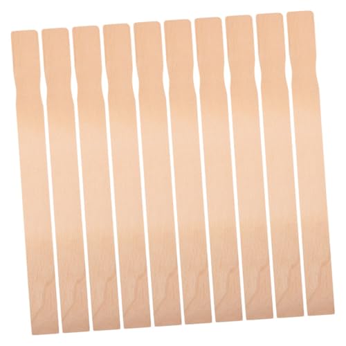 HOMSFOU 10 Stück Robuste Holzstäbchen für Farben Epoxidharz und Bastelprojekten für Gartenmarkierungen und Anwendungen von HOMSFOU