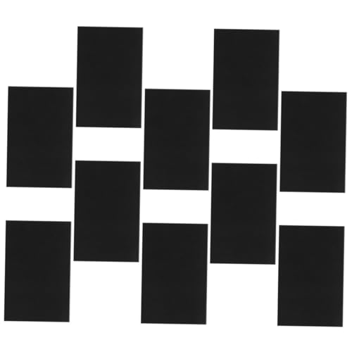 HOMSFOU 10 Stück Sandmalerei für Sandpapier für Scrapbook-Karton Schleifpapier für DIY -Projekte Scrapbook-Papier schwarzes Geschenkpapier schwarzes DIY-Papier Black von HOMSFOU