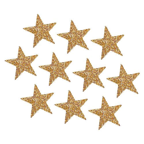 HOMSFOU 10 Stück Strass Fünfzacksterne Aufnäher Bügelbare Diy Applikationen für Kleidung Taschen und Kostüme Stylisch und Individuell Gestalten HOMSFOU 10 Stück Strass Fünfzacksterne Aufnäher Bügelbare Diy Applikationen für Kleidung Taschen und Kostüme Stylisch und Individuell Gestalten von HOMSFOU
