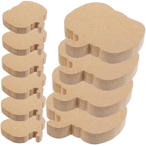 HOMSFOU 10 Stück Teiliges Blanko Holz Pumpkin Cutouts für Diy Dekoration Unvollendete Kürbisformen für Bastelprojekte und Halloween Dekoration HOMSFOU 10 Stück Teiliges Blanko Holz Pumpkin Cutouts für Diy Dekoration Unvollendete Kürbisformen für Bastelprojekte und Halloween Dekoration von HOMSFOU