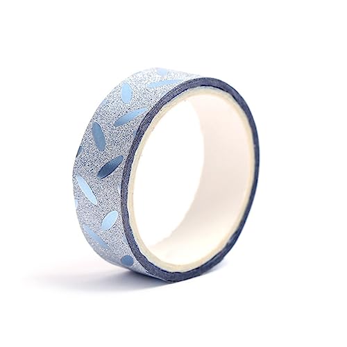 HOMSFOU 10 Stück Teiliges Dekorative Klebebänder für Diy Handwerk Haftende Glänzende Masking Tape für Verpackungen Scrapbooking und Party Vielseitig Einsetzbar Verschiedenen Farben von HOMSFOU