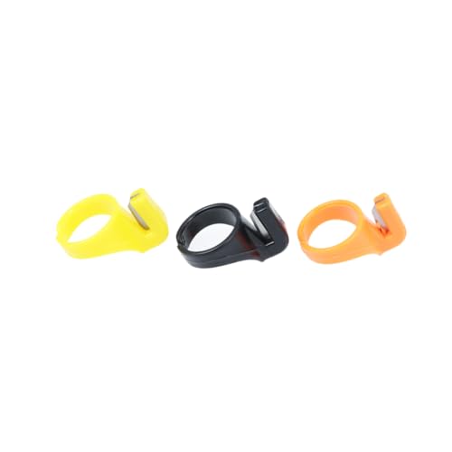 HOMSFOU 10 Stück Teiliges Finger für Nähfäden Multifunktionale Kunststoff Ringklinge für Angelleinen und Mehr Leicht und Benutzerfreundlich für Zuhause und Outdoor von HOMSFOU