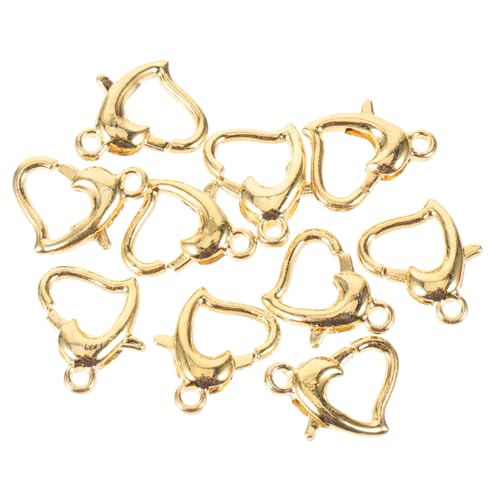 HOMSFOU 10 Stück Teiliges Herzform Lobster Verschlüsse für DIY Schmuckherstellung Handliche Armband und Halskettenverschlüsse Einfach zu Befestigen Vielseitig Einsetzbar für HOMSFOU 10 Stück Teiliges Herzform Lobster Verschlüsse für DIY Schmuckherstellung Handliche Armband und Halskettenverschlüsse Einfach zu Befestigen Vielseitig Einsetzbar für von HOMSFOU