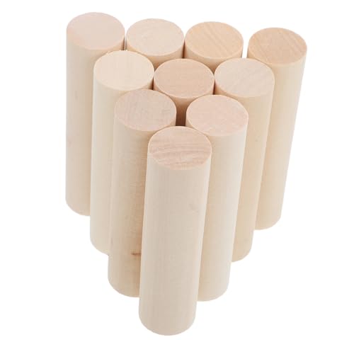 HOMSFOU 10 Stück Teiliges Holz DIY Stäbe Unbehandelte Runde Holzstangen Natürlichem Holz für Bastelprojekte Kunsthandwerk und Schulprojekte HOMSFOU 10 Stück Teiliges Holz DIY Stäbe Unbehandelte Runde Holzstangen Natürlichem Holz für Bastelprojekte Kunsthandwerk und Schulprojekte von HOMSFOU