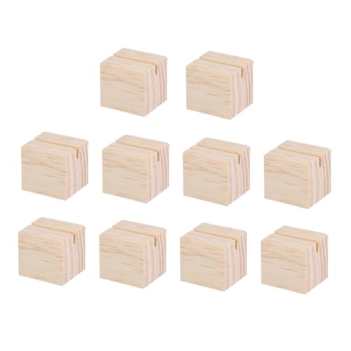 HOMSFOU 10 Stück Teiliges Holz Fotohalter Stabile Holzklammern für Fotos Memo Notizen Tischkartenhalter Dekoration Büro Organizer für Zuhause und Veranstaltungen HOMSFOU 10 Stück Teiliges Holz Fotohalter Stabile Holzklammern für Fotos Memo Notizen Tischkartenhalter Dekoration Büro Organizer für Zuhause und Veranstaltungen von HOMSFOU