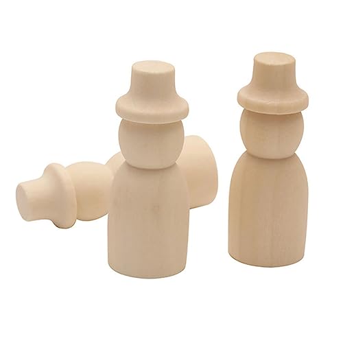 HOMSFOU 10 Stück Teiliges Holzfiguren für DIY Bemalbar mit Natürliche Holzpuppen für Basteln Dekoration Pädagogisches zur Kreativität und Feinmotorik HOMSFOU 10 Stück Teiliges Holzfiguren für DIY Bemalbar mit Natürliche Holzpuppen für Basteln Dekoration Pädagogisches zur Kreativität und Feinmotorik von HOMSFOU