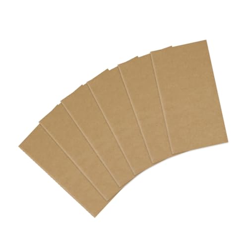 HOMSFOU 10 Stück Teiliges Kraftpapier Notizbuch mit Leeren Retro Notizheft für Reisen Zeichnungen und Kreatives Schreiben für Schule und Büro von HOMSFOU