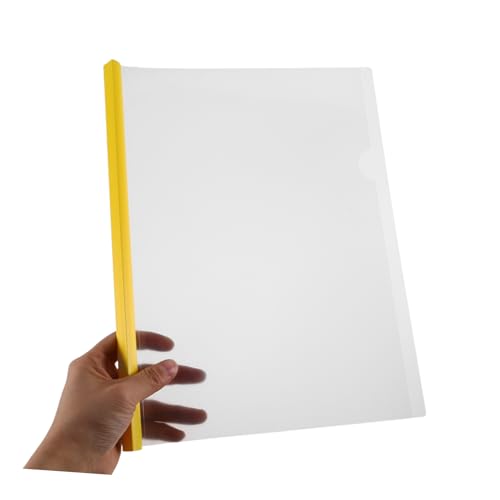HOMSFOU 10 Stück Teiliges Kunststoff Sliding Bar Binder Transparente Dokumentenmappe mit Schiebestab Robuster Präsentationsordner Vielseitiger Dokumentenorganizer für Büro Schule und HOMSFOU 10 Stück Teiliges Kunststoff Sliding Bar Binder Transparente Dokumentenmappe mit Schiebestab Robuster Präsentationsordner Vielseitiger Dokumentenorganizer für Büro Schule und von HOMSFOU