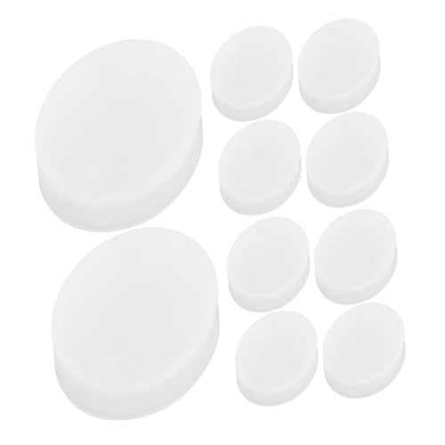 HOMSFOU 10 Stück Teiliges Ovaler Anhängerformen mit Loch Epoxidharz Schmuckformen für DIY Schlüsselanhänger Ohrringe Halsketten Mehrzweck Silikonmoulds für Schmuckherstellung HOMSFOU 10 Stück Teiliges Ovaler Anhängerformen mit Loch Epoxidharz Schmuckformen für DIY Schlüsselanhänger Ohrringe Halsketten Mehrzweck Silikonmoulds für Schmuckherstellung von HOMSFOU
