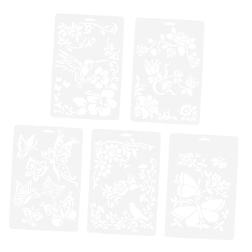 HOMSFOU 10 Stück Teiliges PP Malvorlagen Langlebige Waschbare Schablonen zum Zeichnen und Malen Große Aussparungen für Stifte DIY Zubehör für Scrapbooking Bastelprojekte und HOMSFOU 10 Stück Teiliges PP Malvorlagen Langlebige Waschbare Schablonen zum Zeichnen und Malen Große Aussparungen für Stifte DIY Zubehör für Scrapbooking Bastelprojekte und von HOMSFOU