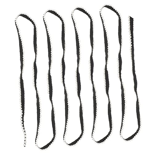HOMSFOU 10 Stück Teiliges Pearl Lace Trim Dekorative Spitzenborte für Kleidung Diy Projekte Gardinen und Accessoires Schwarz und Weiß Vielseitig Einsetzbar HOMSFOU 10 Stück Teiliges Pearl Lace Trim Dekorative Spitzenborte für Kleidung Diy Projekte Gardinen und Accessoires Schwarz und Weiß Vielseitig Einsetzbar von HOMSFOU