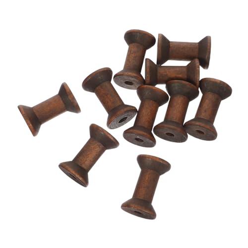 HOMSFOU 10 Stück Teiliges Rustikale Holzspulen Handgefertigte Leere Garnspulen für Diy Näh und Stickarbeiten Vielseitig Verwendbar als Kreative Dekoration für Zuhause und Atelier HOMSFOU 10 Stück Teiliges Rustikale Holzspulen Handgefertigte Leere Garnspulen für Diy Näh und Stickarbeiten Vielseitig Verwendbar als Kreative Dekoration für Zuhause und Atelier von HOMSFOU