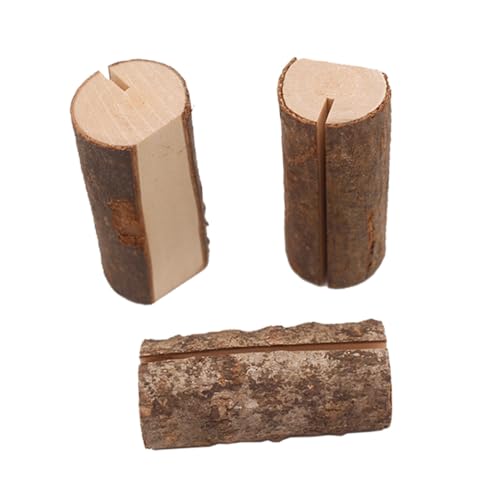 HOMSFOU 10 Stück Teiliges Rustikale Tischkartenhalter aus Naturbelassenem Holz mit Rinde Stabile Namens und Platzkartenhalter für Hochzeit Party Büro Foto und Memo Halter Kleine HOMSFOU 10 Stück Teiliges Rustikale Tischkartenhalter aus Naturbelassenem Holz mit Rinde Stabile Namens und Platzkartenhalter für Hochzeit Party Büro Foto und Memo Halter Kleine von HOMSFOU