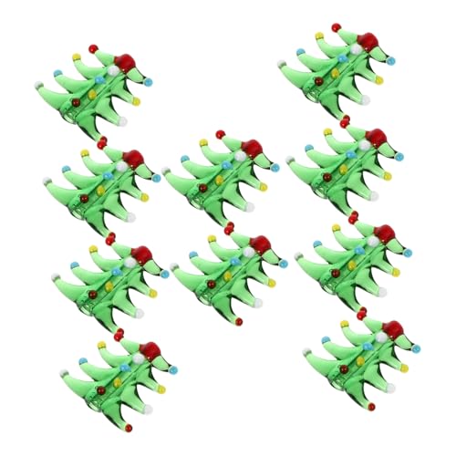 HOMSFOU 10 Stück Teiliges Schmuckperlen Weihnachtsbaum DIY Bastelperlen mit Glatter Oberfläche und Runden Kanten für Halsketten Armbänder Schlüsselanhänger und Kreative Weihnachtsdeko HOMSFOU 10 Stück Teiliges Schmuckperlen Weihnachtsbaum DIY Bastelperlen mit Glatter Oberfläche und Runden Kanten für Halsketten Armbänder Schlüsselanhänger und Kreative Weihnachtsdeko von HOMSFOU