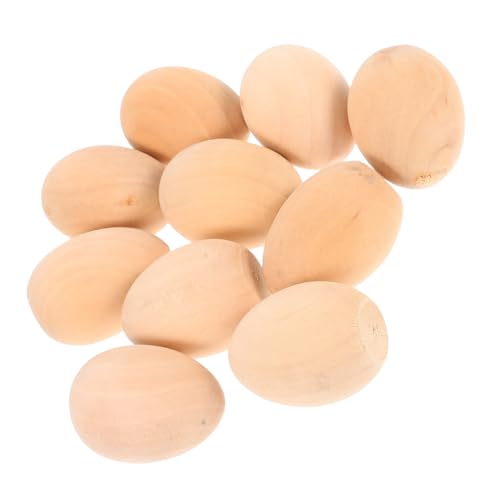 HOMSFOU 10 Stück Teiliges Set Mittlere Holz Ostereier zum Bemalen Leicht Robust DIY Bastelset für Ostern Dekoration für Zuhause Garten Party Fördert Kreativität und Hand Auge Koordination HOMSFOU 10 Stück Teiliges Set Mittlere Holz Ostereier zum Bemalen Leicht Robust DIY Bastelset für Ostern Dekoration für Zuhause Garten Party Fördert Kreativität und Hand Auge Koordination von HOMSFOU