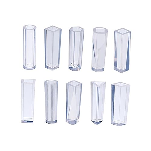 HOMSFOU 10 Stück Teiliges Silikonform für Schmuckherstellung Gießformen für Diy Anhänger und Bastelprojekte Langlebig und Leicht zu Reinigen für Resin Casting HOMSFOU 10 Stück Teiliges Silikonform für Schmuckherstellung Gießformen für Diy Anhänger und Bastelprojekte Langlebig und Leicht zu Reinigen für Resin Casting von HOMSFOU
