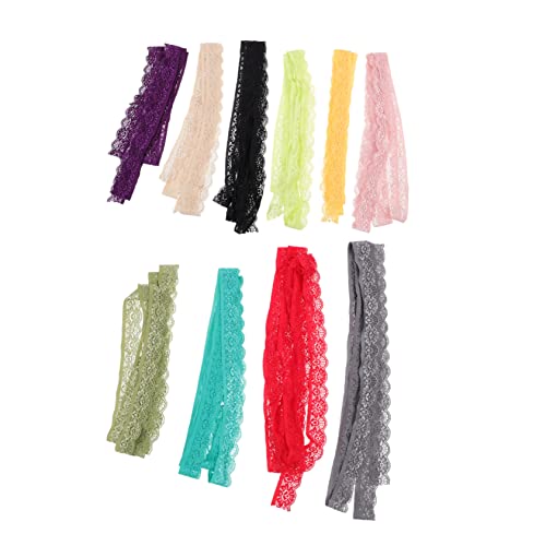 HOMSFOU 10 Stück Teiliges Spitzenband Dünne Ribbons für Diy Handwerk und Dekoration Langlebig und Bequem für Kleidung und Bastelprojekte Gemischte Farben HOMSFOU 10 Stück Teiliges Spitzenband Dünne Ribbons für Diy Handwerk und Dekoration Langlebig und Bequem für Kleidung und Bastelprojekte Gemischte Farben von HOMSFOU