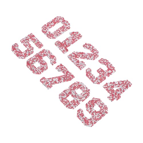HOMSFOU 10 Stück Teiliges Strass Zahl Aufbügel Patch mit Selbstklebenden Glitzersteinen Einfach Anzubringen Langlebig und Vielseitig für Kleidung Taschen Schuhe und DIY Textil Dekoration HOMSFOU 10 Stück Teiliges Strass Zahl Aufbügel Patch mit Selbstklebenden Glitzersteinen Einfach Anzubringen Langlebig und Vielseitig für Kleidung Taschen Schuhe und DIY Textil Dekoration von HOMSFOU