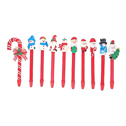 HOMSFOU 10 Stück Teiliges Weihnachts Kugelschreiber für Polymer Clay Material Cartoon Santa Claus Design Festliche Schreibwaren Langlebige Geschenkauswahl Zufälliger Stil HOMSFOU 10 Stück Teiliges Weihnachts Kugelschreiber für Polymer Clay Material Cartoon Santa Claus Design Festliche Schreibwaren Langlebige Geschenkauswahl Zufälliger Stil von HOMSFOU
