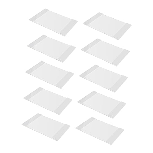 HOMSFOU 10 Stück Transparente Preisschildhalter Regal Etikettenhalter für Verkaufsstellen für Preisanzeige Produktinformationen Robustes Material von HOMSFOU