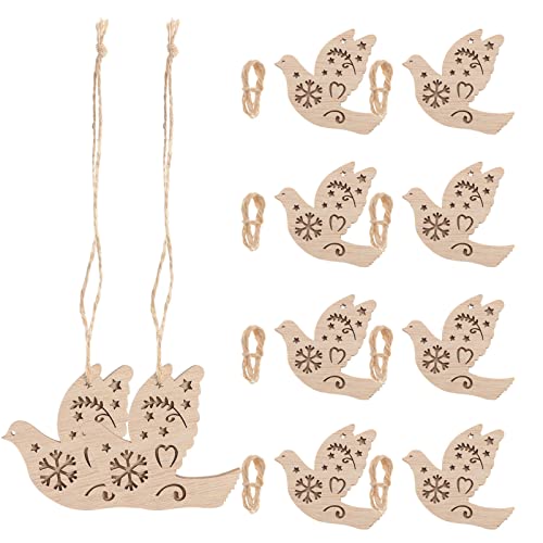 HOMSFOU 10 Stück Unbehandelte Holzscheiben zum Basteln DIY Holzornamente für Weihnachtsdekoration Leichte Holzplatten für Kreative Bastelideen und Festliche Anlässe HOMSFOU 10 Stück Unbehandelte Holzscheiben zum Basteln DIY Holzornamente für Weihnachtsdekoration Leichte Holzplatten für Kreative Bastelideen und Festliche Anlässe von HOMSFOU