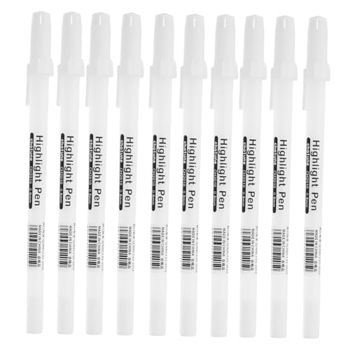 HOMSFOU 10 Stück Weißer Marker Kunst Lackmarker Textmarker Stifte Markierungen Skizzieren von Stiften Markierstifte zum Schreiben weißer Farbmarker Farbmarkierungsstifte Zufällige Farbe HOMSFOU 10 Stück Weißer Marker Kunst Lackmarker Textmarker Stifte Markierungen Skizzieren von Stiften Markierstifte zum Schreiben weißer Farbmarker Farbmarkierungsstifte Zufällige Farbe von HOMSFOU