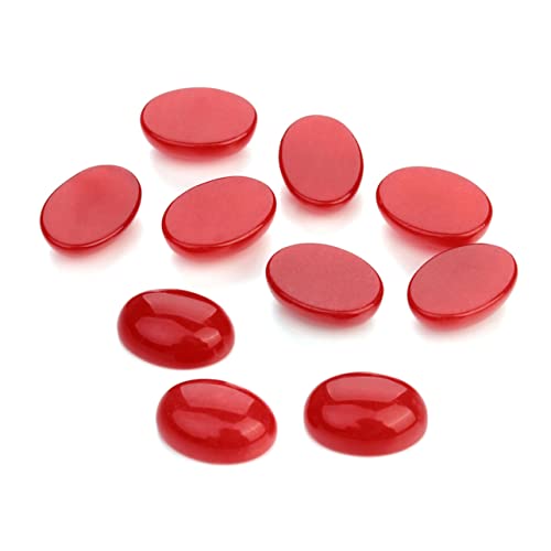 HOMSFOU 10 Stück Zeit Edelsteinschmuck Lapidarbedarf Handwerk Kits zur Schmuckherstellung natürlich Cabochons aus Stein Schmuck Zeit Accessoires Edelsteine zum Basteln Armbandperlen rot HOMSFOU 10 Stück Zeit Edelsteinschmuck Lapidarbedarf Handwerk Kits zur Schmuckherstellung natürlich Cabochons aus Stein Schmuck Zeit Accessoires Edelsteine zum Basteln Armbandperlen rot von HOMSFOU
